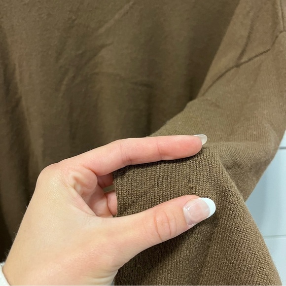 Vince Brown 100% Cashmere Sweater - Picture 8 of 10
